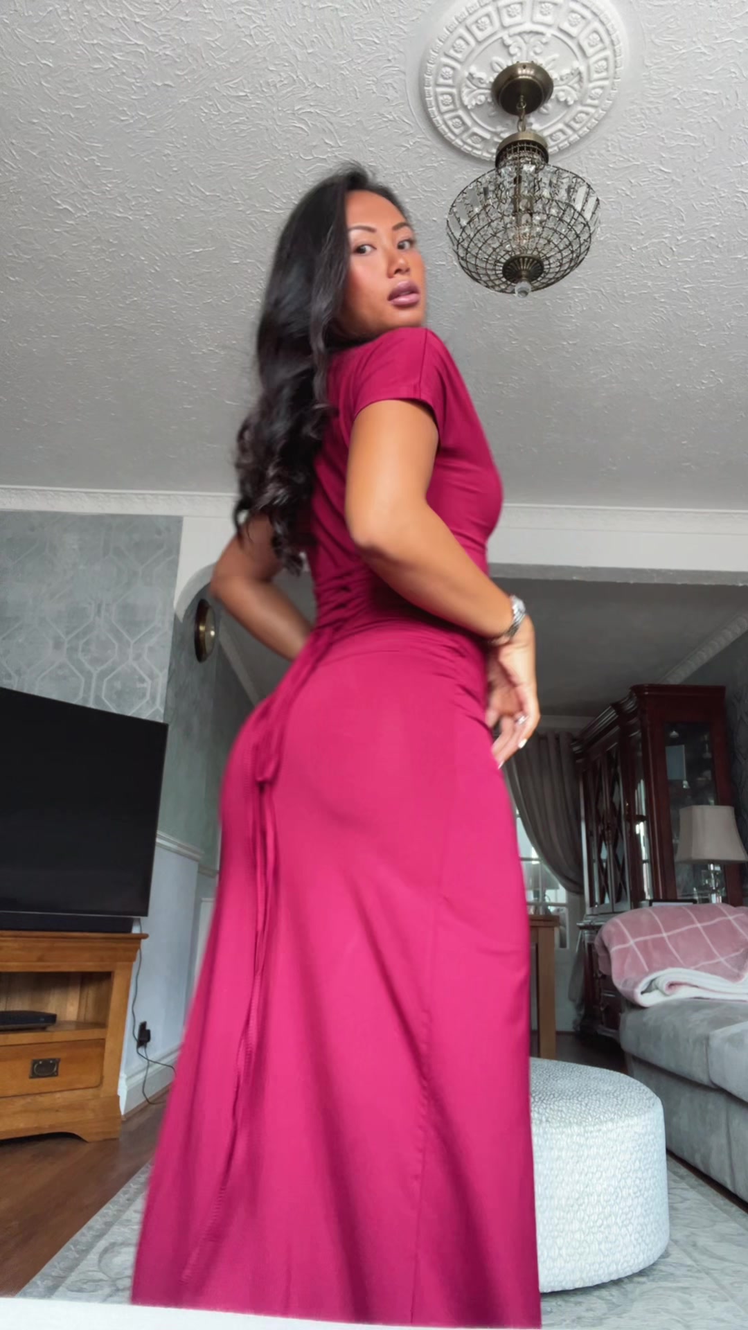 First dress from TikTok shop I’m so suprise 🌶️ I loveeeee #tiktokshop #dresses #fashion #weddingday