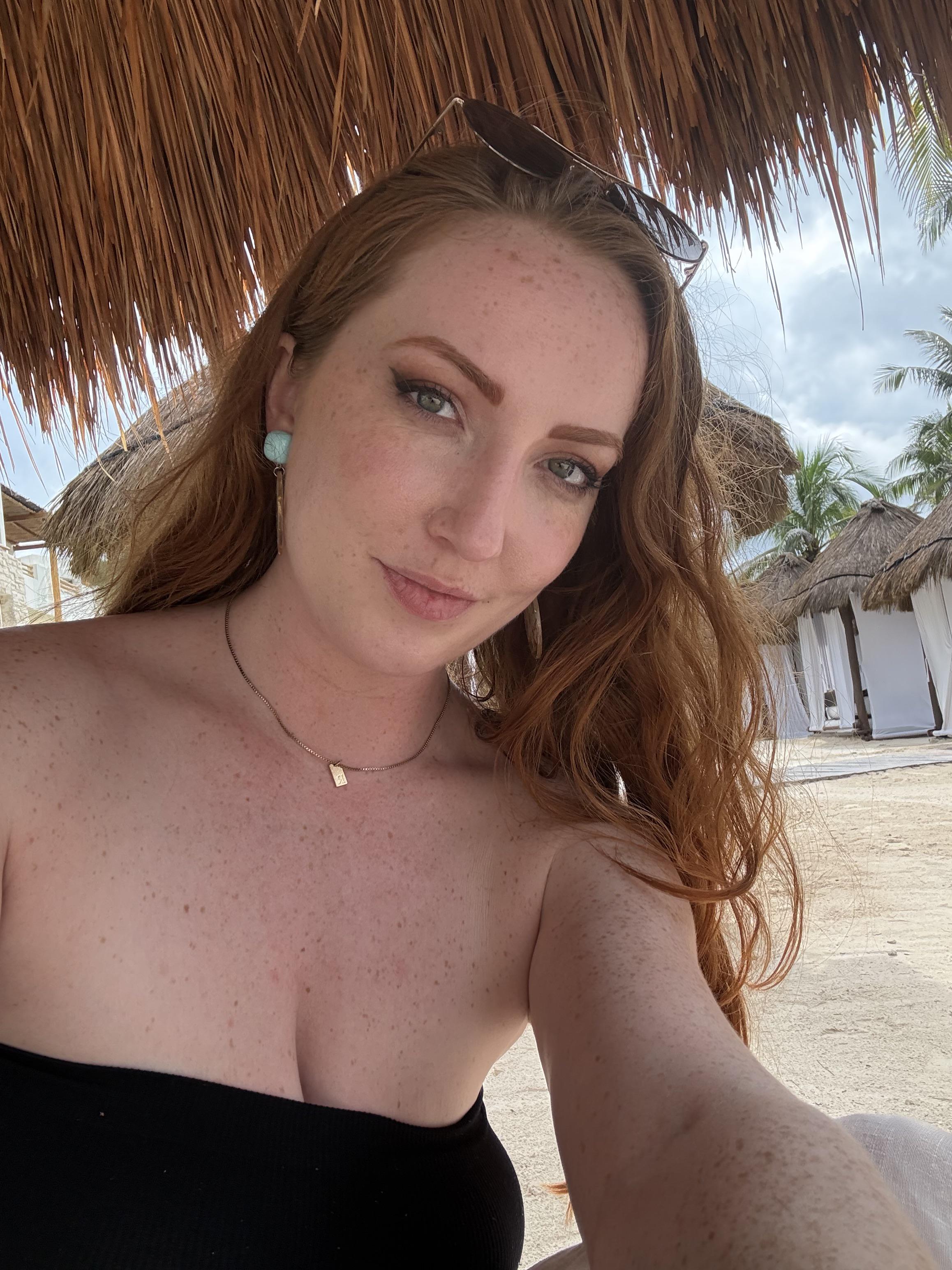 I love the beach but preferably in the shade