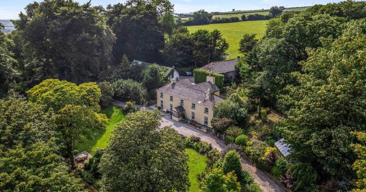 Good Life living in East Cork: Period Ballynona Lodge with woodland gardens for sale