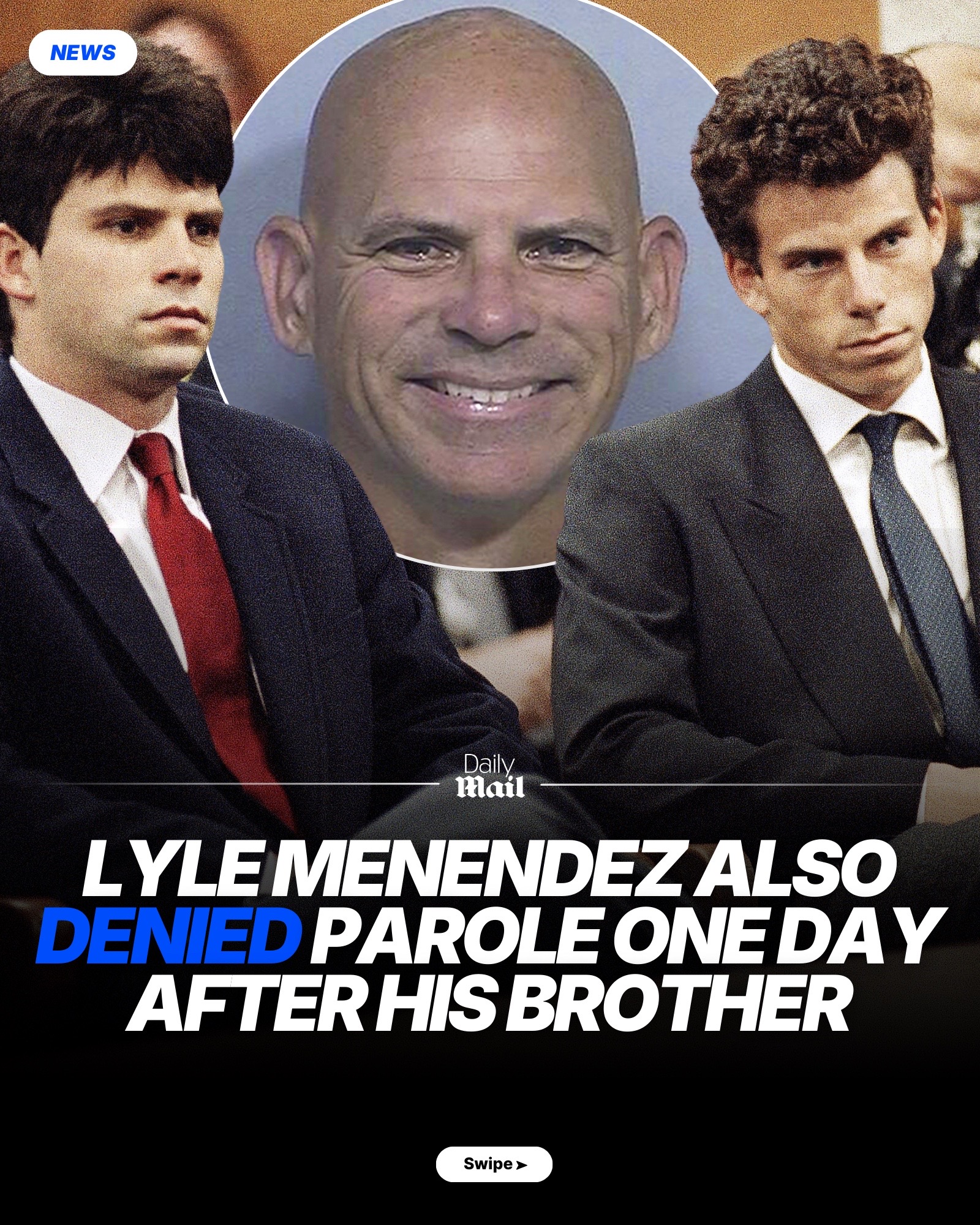 The Menendez brothers fought through a slew of hearings over two days fighting for their release but have now both been denied parole. Parole Commissioner Julie Garland noted Lyle's 'deception, minimization and rule breaking' despite his volunteer work and education while behind bars. Garland told the elder brother that his denial 'wasn't the end,' and added: 'It's a way for you to spend some time to demonstrate, to practice what you preach about who you are, who you want to be. Don't be somebody different behind closed doors.'