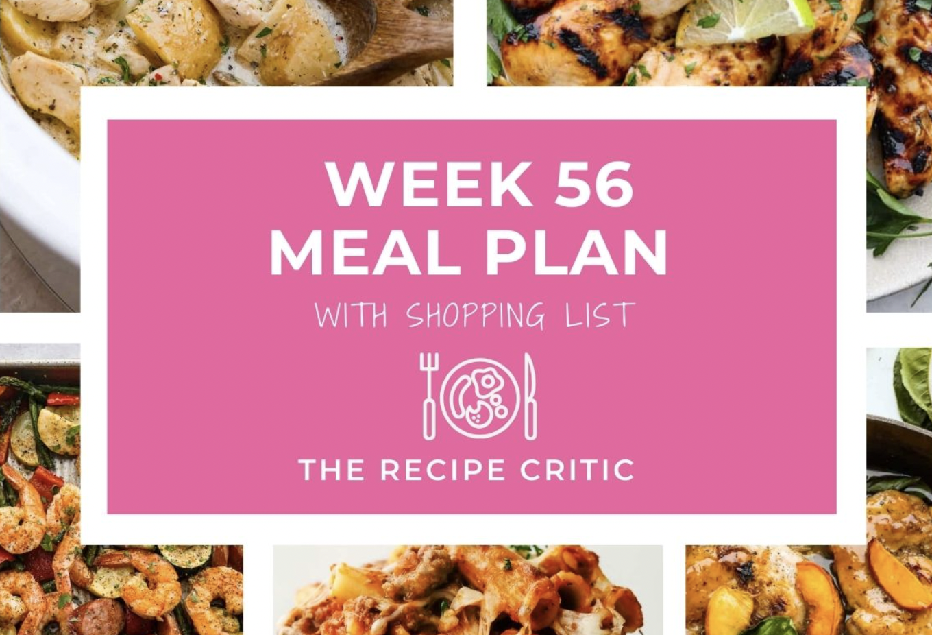 Weekly Meal Plan #56