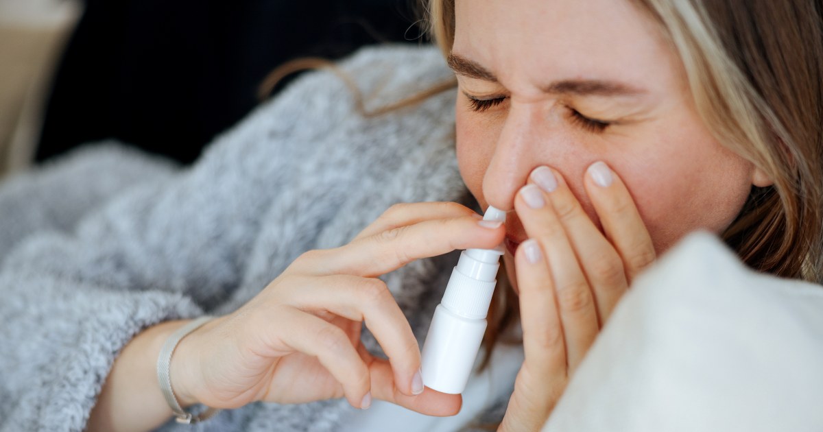 A common nasal spray may block Covid infection, trial results indicate