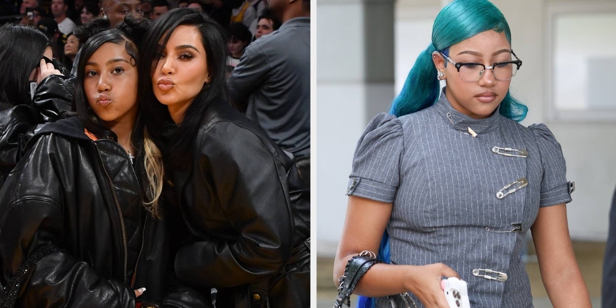 After North West Was Spotted With A Finger Piercing, Kim Kardashian Is Facing Criticism