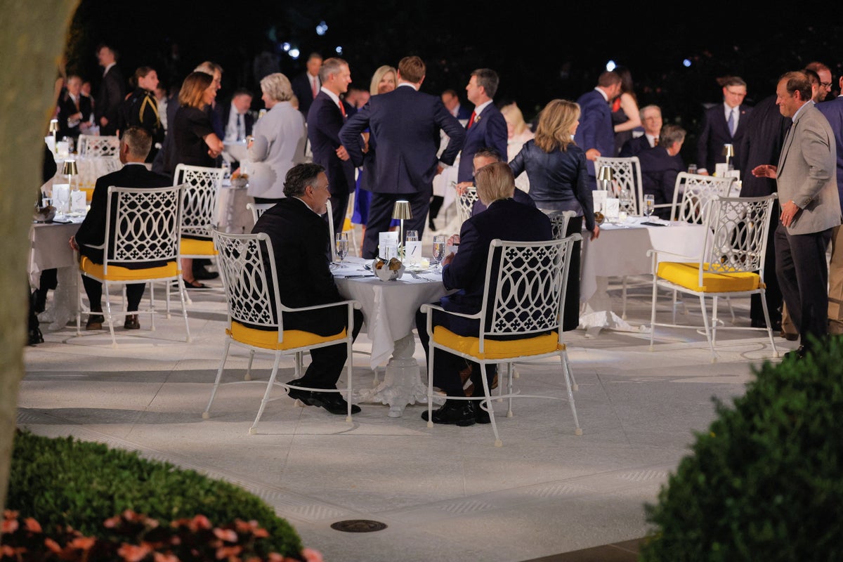 Trump welcomes guests to ‘Rose Garden club’ after makeover to be more like Mar-a-Lago