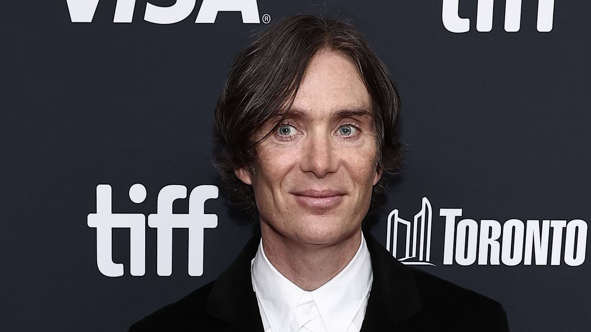 Cillian Murphy debuts striking new hairdo as he hits the red carpet for the world premiere of Steve at Toronto Film Festival