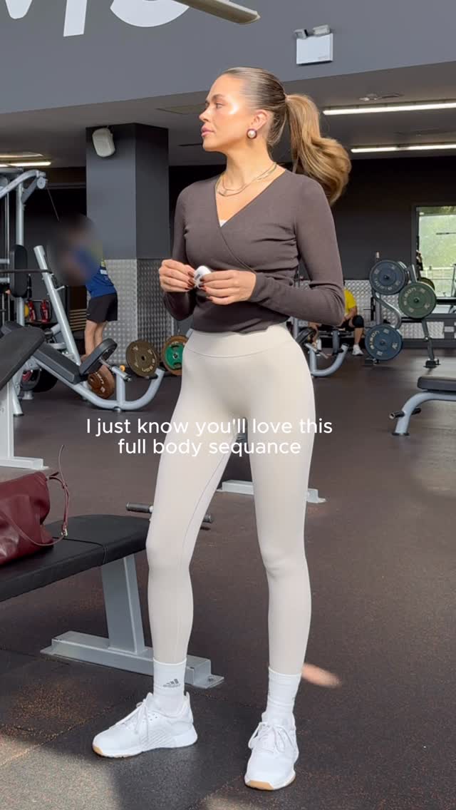 Full body days only 🤏🤏 || wearing new @womensbest code NICO to save Details: let’s get to work 🎧 Hip thrusts -&gt; shoul...
