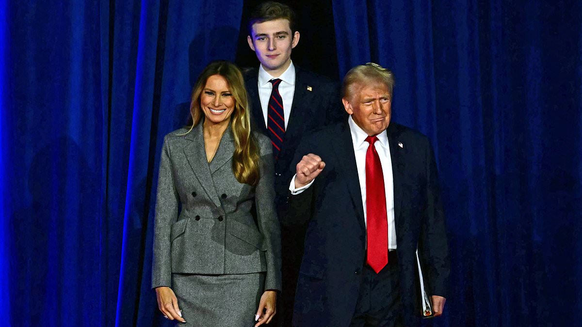 Barron Trump moves into White House as president's youngest son attends NYU in Washington DC