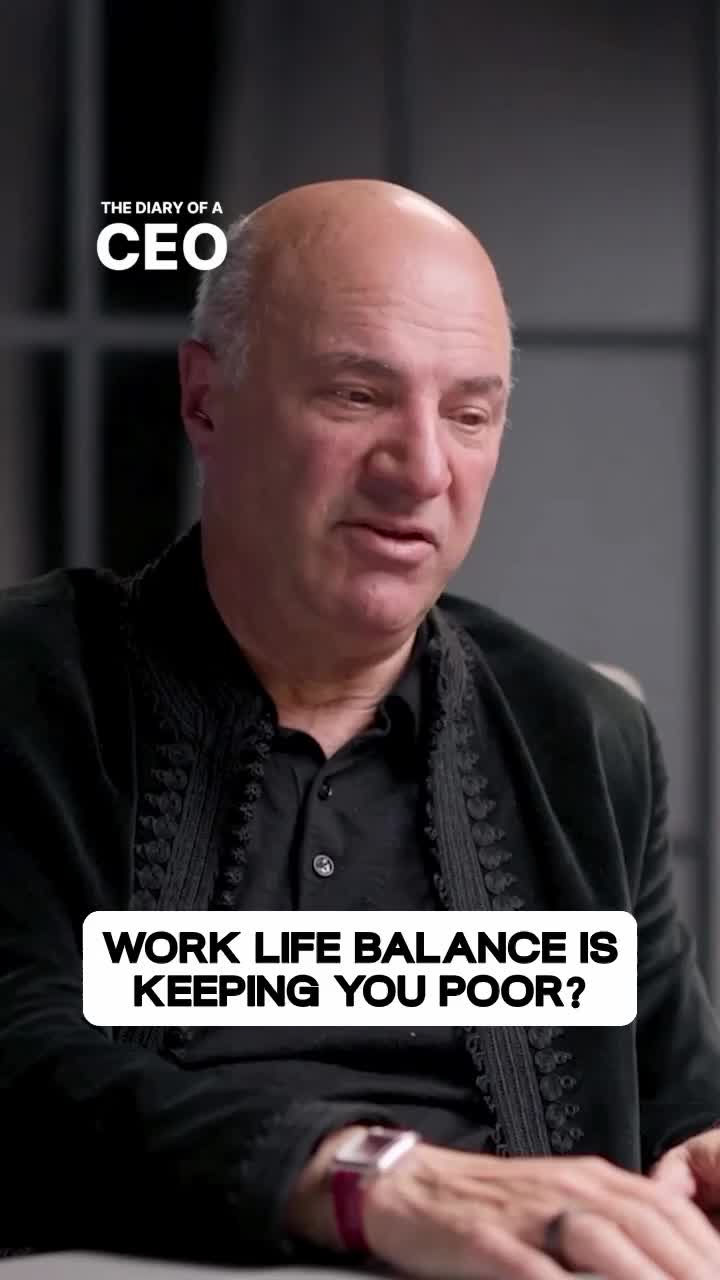There’s no such thing as work/life balance when you’re pursuing entrepreneurship. You have to work 25hrs a a day, 8 days a week if you want to set yourself free. You have to be myopically focused because you’re competing in a global market and there’s always someone out there who’s gonna kick your a*s if you’re not all in.@The Diary Of A CEO