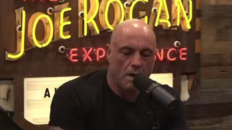 Joe Rogan reacts to Charlie Kirk's death as he is told live on air