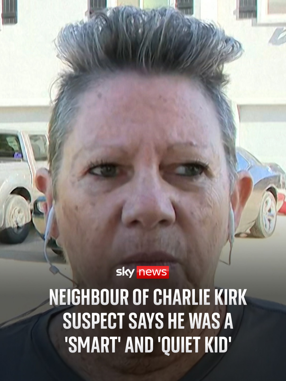 Neighbour of Charlie Kirk suspect says he was a 'smart' and 'quiet kid'. Kristin Schwiermann explains how her son texted her to reveal the suspect's identity, of whom she knew. #SkyNews #CharlieKirk #US