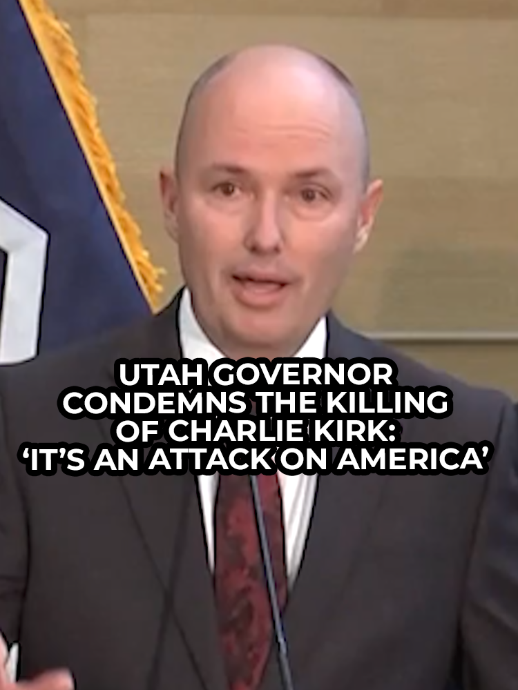 Utah Governor Spencer Cox condemns the killing of Charlie Kirk, declaring it an attack on America. #America #CharlieKirk #GBNews