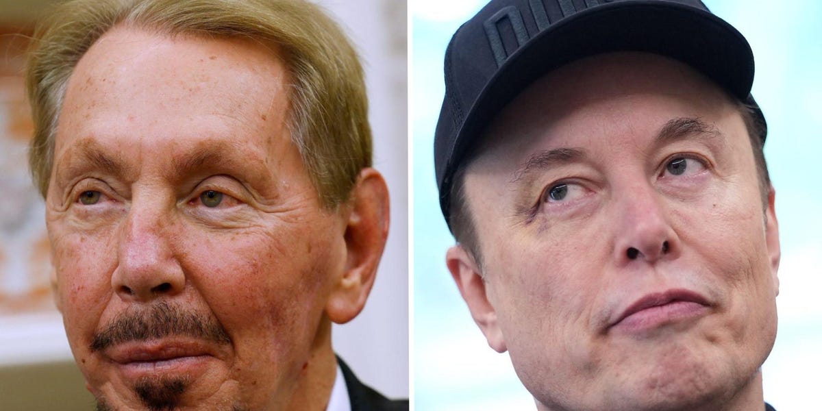 Elon Musk, Larry Ellison, Mark Zuckerberg are worth about as much as one of America's largest companies.