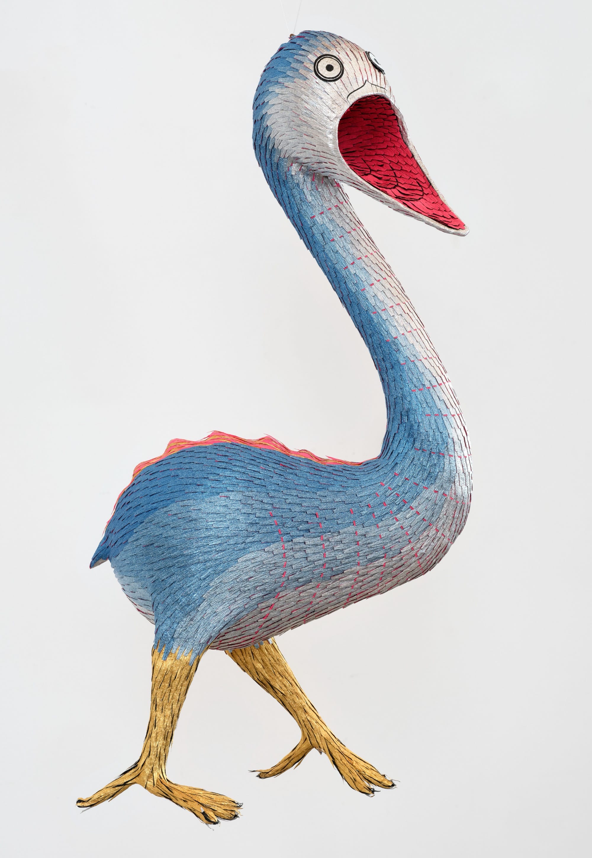 Uncanny Papier-Mâché Creatures by Roberto Benavidez Mingle in ‘Bosch Beasts’