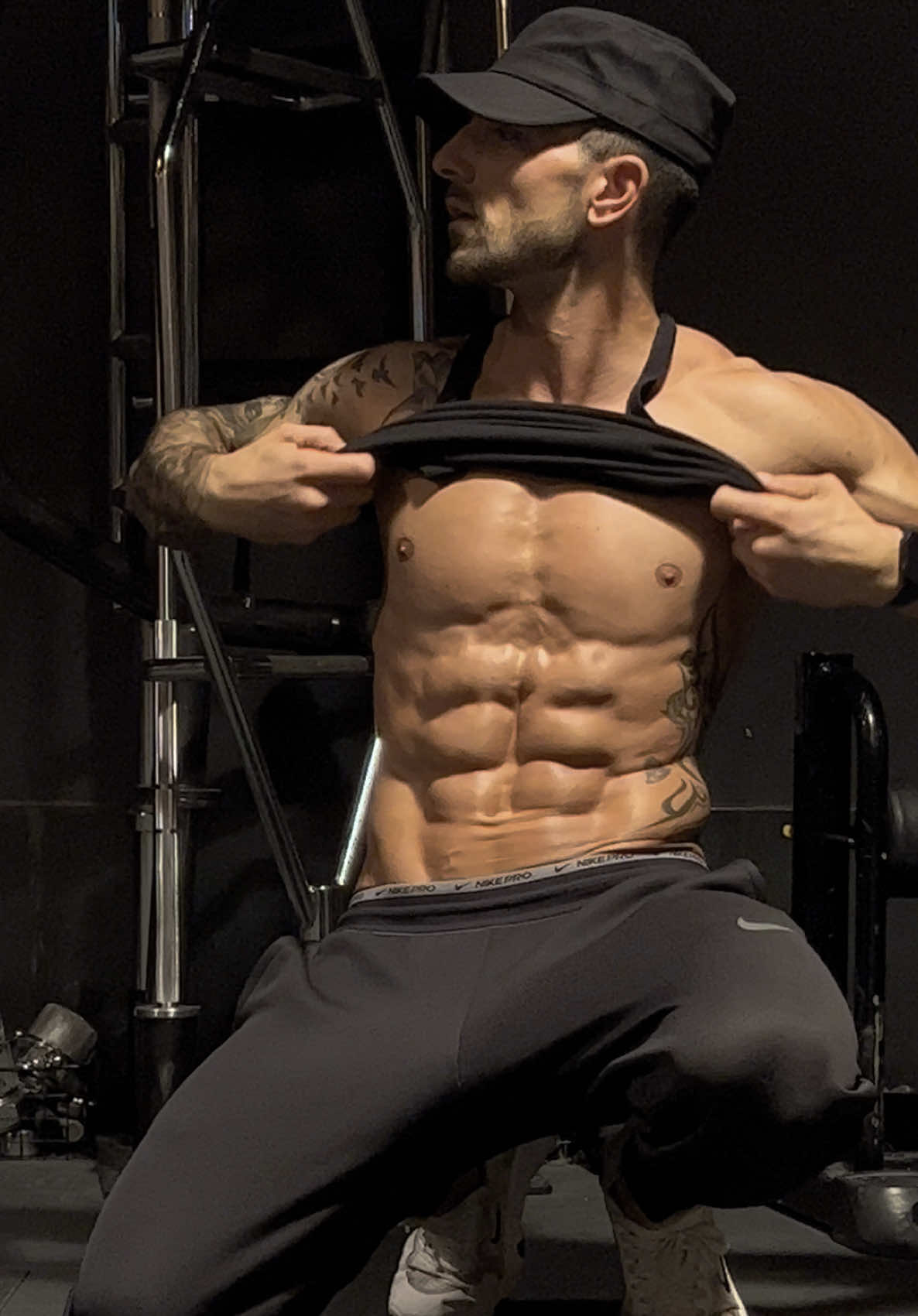 Abs speak louder than words.