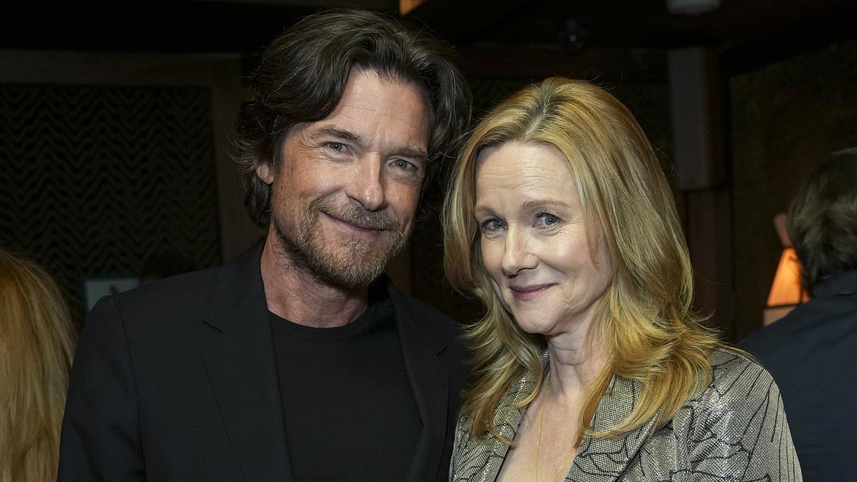 Jason Bateman supported by his on-screen wife Laura Linney and daughter Sofia Hublitz in Ozark reunion at his new drama Black Rabbit's New York premiere