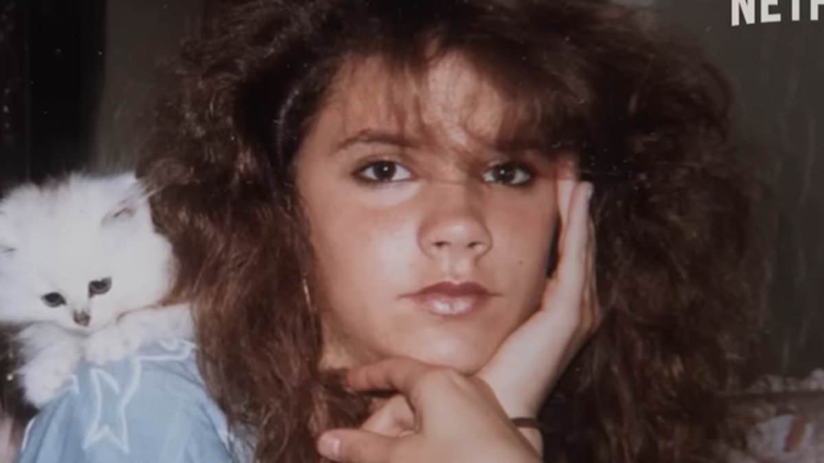 Victoria Beckham sports a huge bouffant in previously unseen throwback photos in her new Netflix documentary trailer