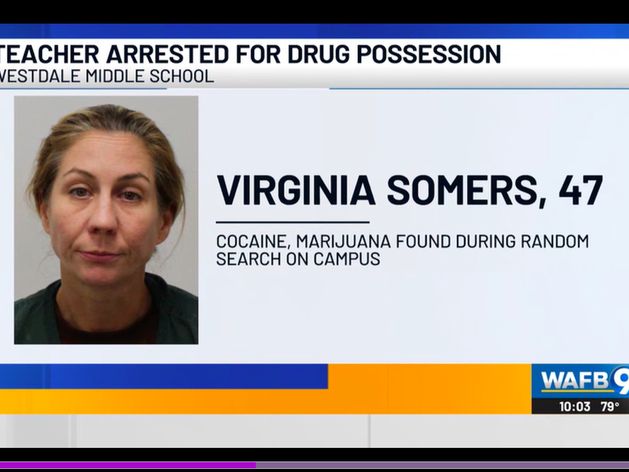 Maths teacher caught with cocaine in her wallet by drug-detecting dog