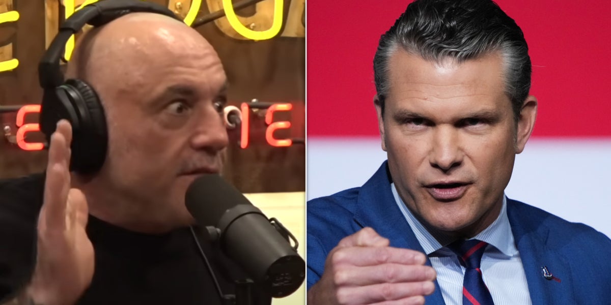 Joe Rogan Co-Signs Hegseth’s Bizarre Speech Fixating On ‘Fat Generals’ And ‘Woke Garbage'