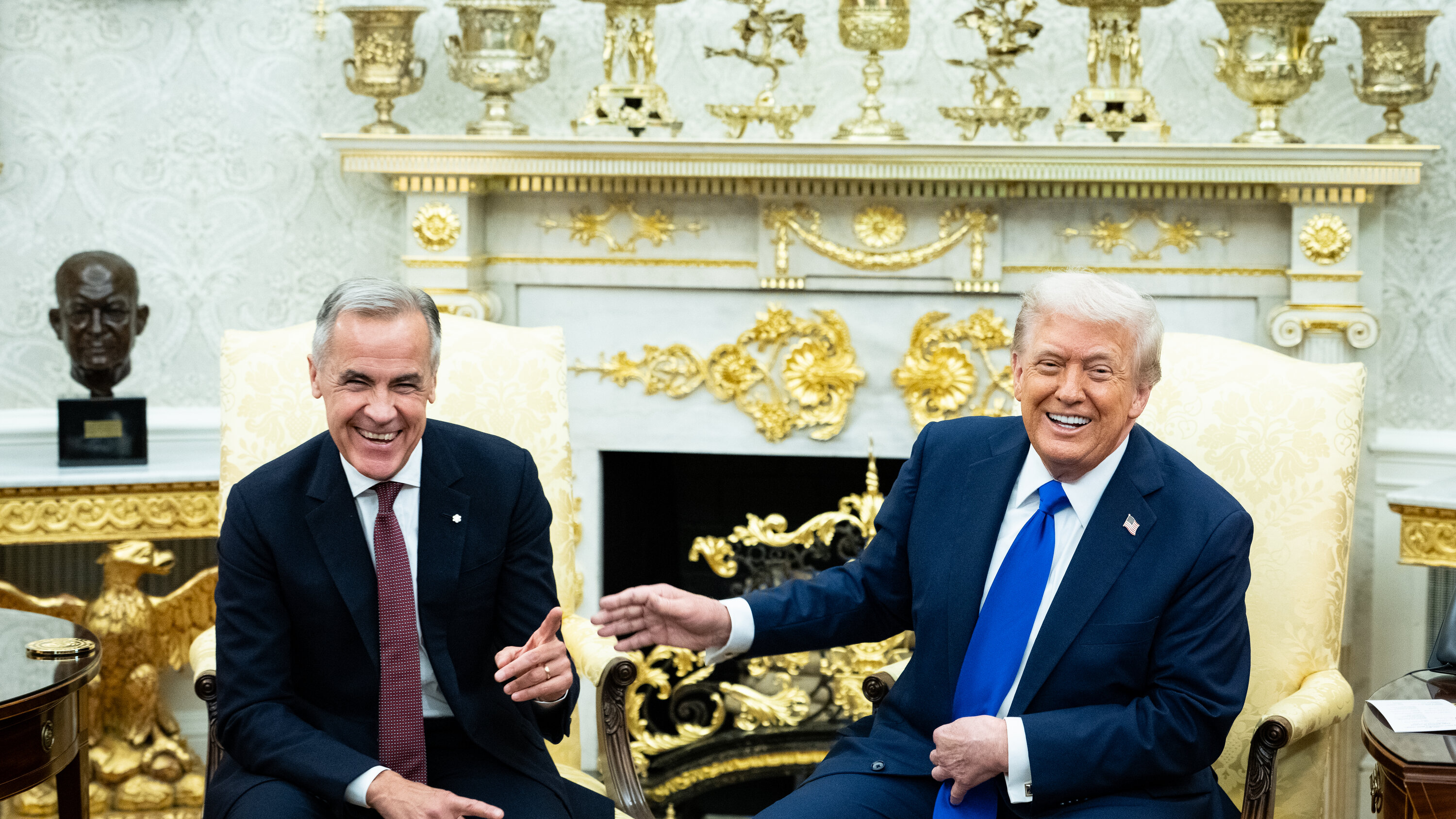 Carney and Trump: A Collision Avoided, Save for a Nasty Comment or Two