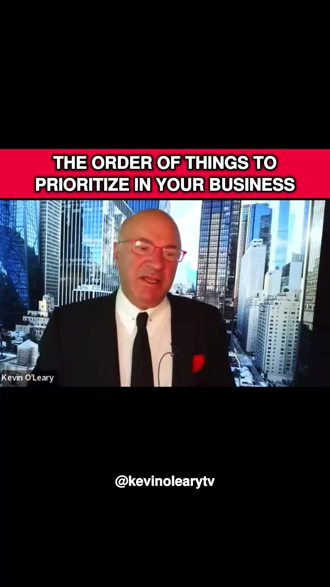 Number one are customers. 100% customers all the time, and the whole mantra of the business is, &quot;customer.&quot; Number two is employees and their job is to keep the company in the top quartile of customer service. Number three are your investors or the bank that's lent you money. You gotta take care of them, obviously. The last on the hit parade is you. You're the last.