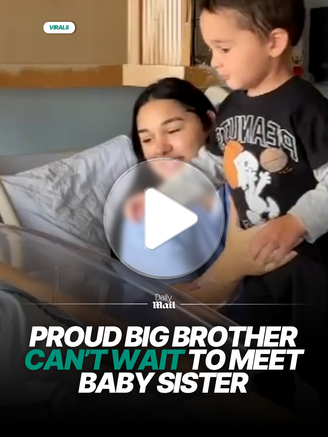He has waited so long to hug his baby sister 😍 #kids #pregrnancy #siblings