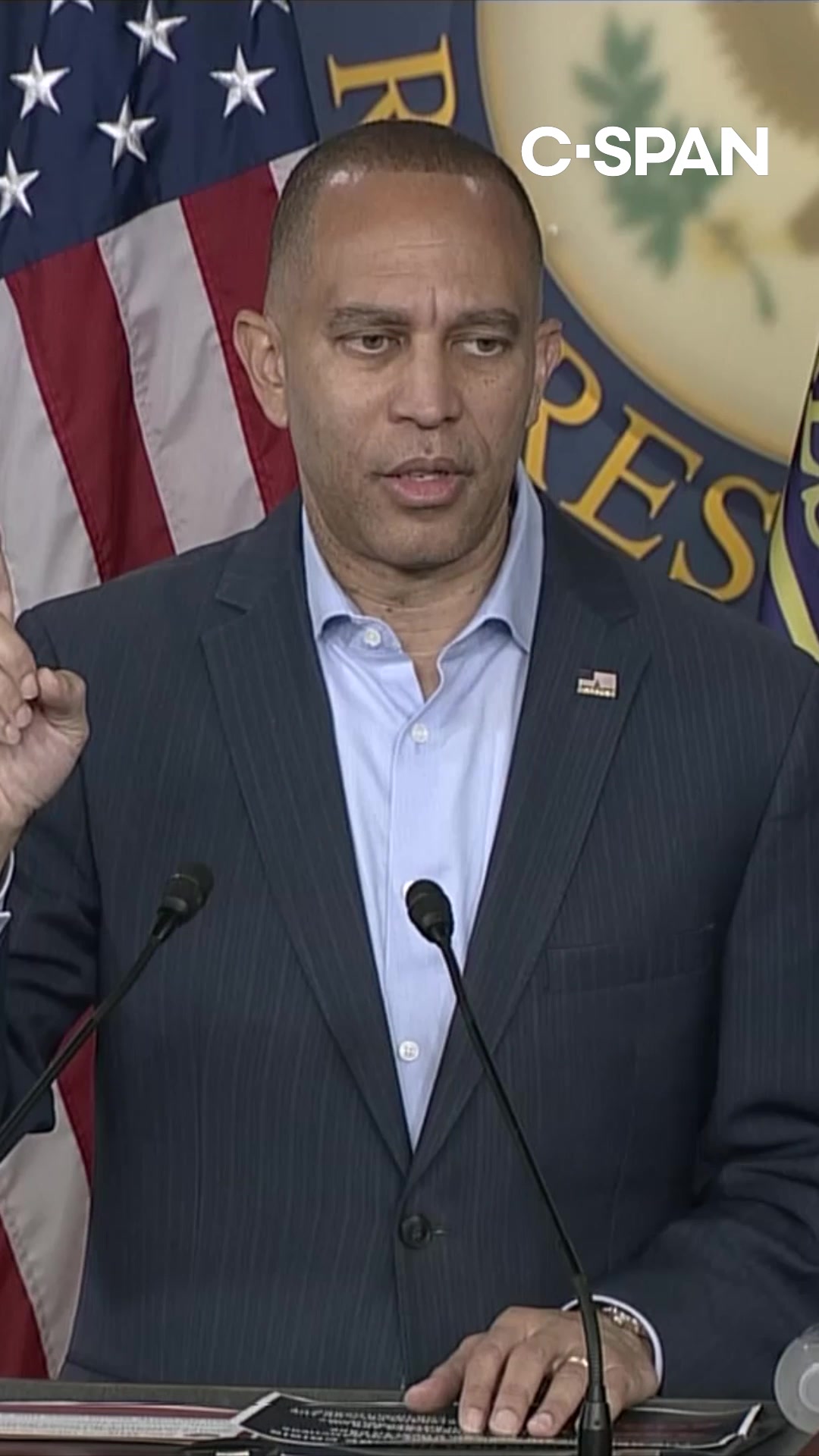 House Minority Leader Hakeem Jeffries (D-NY) said Tuesday the Trump administration has no legal basis to deny back pay to federal workers who have been furloughed during the shutdown.   &quot;The law is clear: Every single furloughed federal employee is entitled to back pay. Period. Full stop,&quot; he told reporters. &quot;The law is clear, and we will make sure that that law is followed.&quot;   The White House recently circulated a memo suggesting federal workers may not be eligible for back pay, which would appear to contravene a federal law signed by President Trump in 2019 that guarantees retroactive payments after the government reopens.   #hakeemjefferies #governmentshutdown #cspan