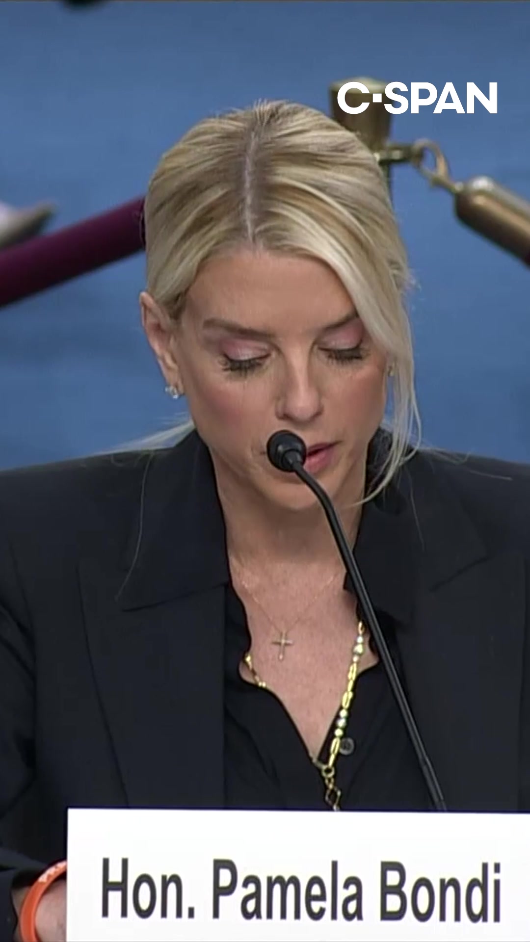 Attorney General Pam Bondi declined Tuesday to say whether she was consulted by the White House before it deployed National Guard troops to American cities.   &quot;I am not going to discuss any internal conversations with the White House with you,&quot; she told Sen. Dick Durbin (D-IL), the Judiciary Committee's top Democrat, during an oversight hearing on Capitol Hill.   She then accused the senator of voting to shut down the government while law enforcement officers, going without pay, were trying to protect cities like Chicago.   &quot;I wish you loved Chicago as much as you hate President Trump,&quot; she sniped. &quot;If you're not going to protect your citizens, President Trump will.&quot;   Sen. Durbin appeared e