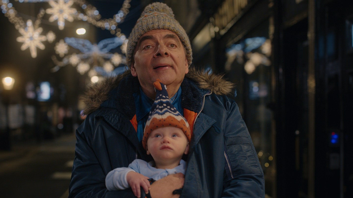 First Festive Look at Rowan Atkinson in ‘Man vs Baby’ as Netflix Sets December Air Date
