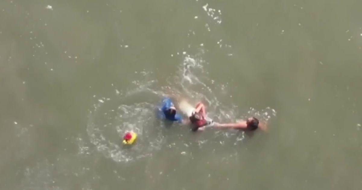 Drone used to save family swept away by rip current in New Jersey