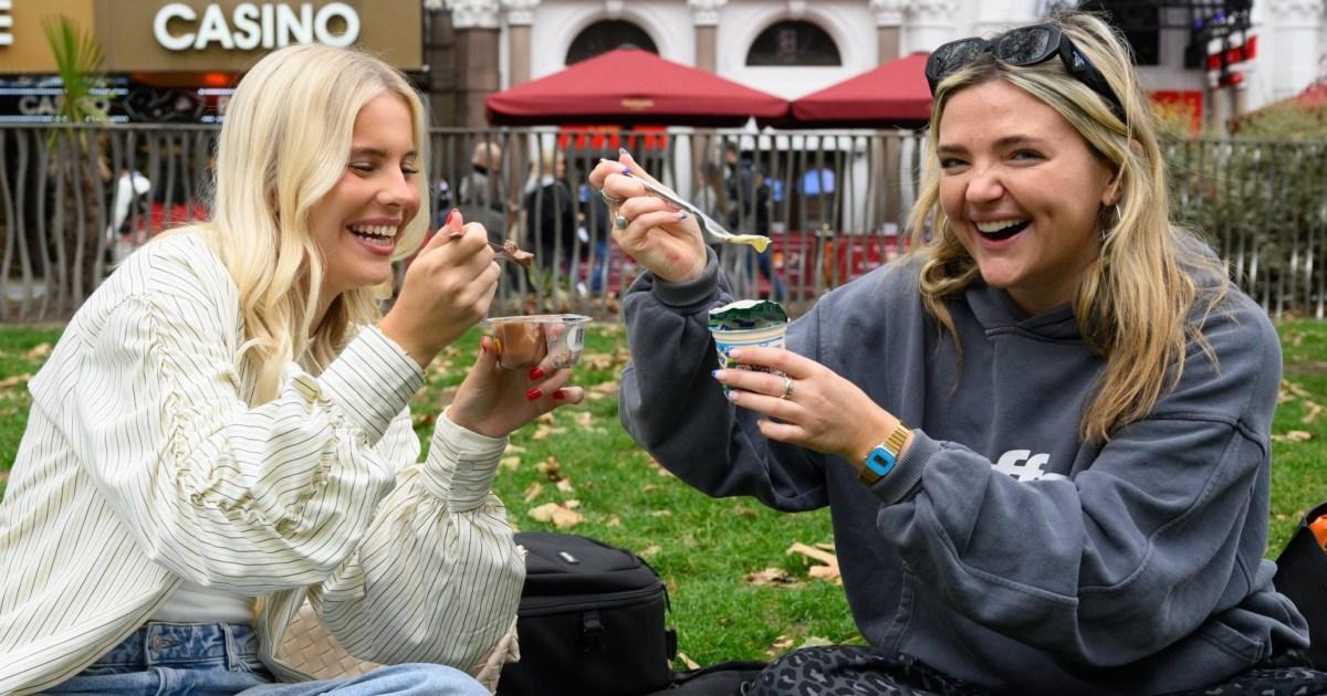 ‘It is such a Gen Z thing’ People meet up to eat puddings with a fork for TikTok trend