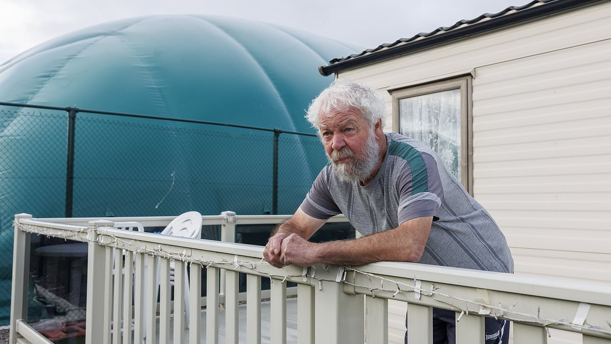 Residents' fury over giant inflatable dome blighting their 'lovely' views of seaside town
