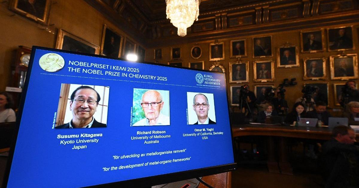 Trio wins chemistry Nobel for new form of molecular architecture