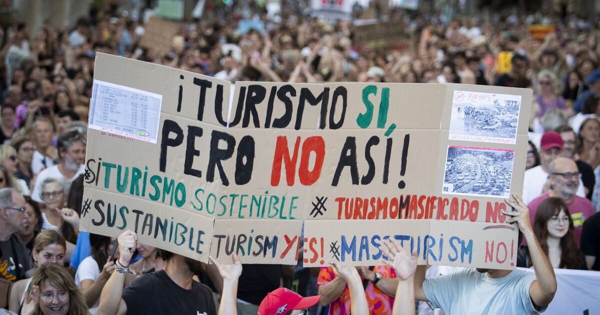 Panic in Spain as tourists abandon holiday spots after protests in Majorca and Tenerife