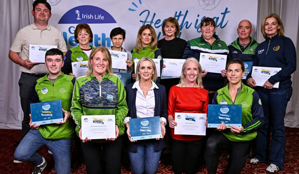 PICTURES | Louth GAA clubs recognised at the Leinster Irish Life GAA Healthy Clubs Award Night