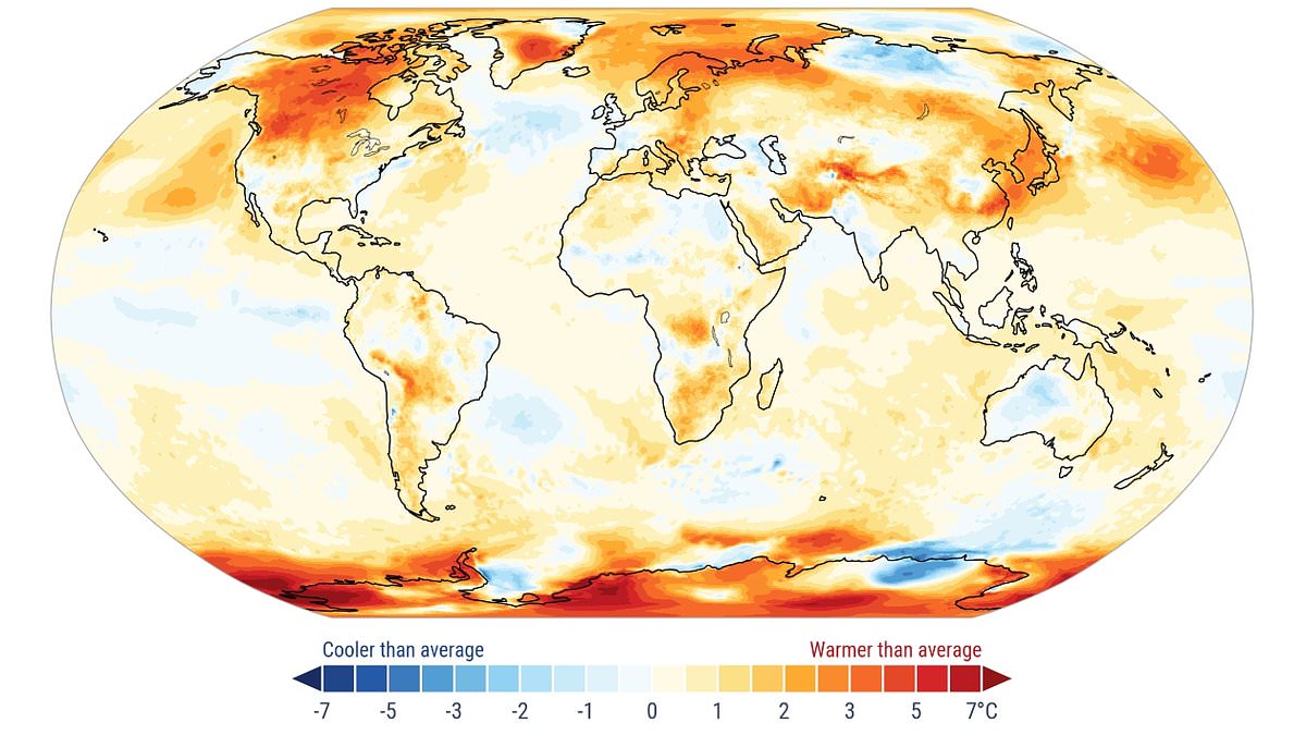 Last month was the third-hottest September on RECORD - with average global temperatures hitting a balmy 16.11°C