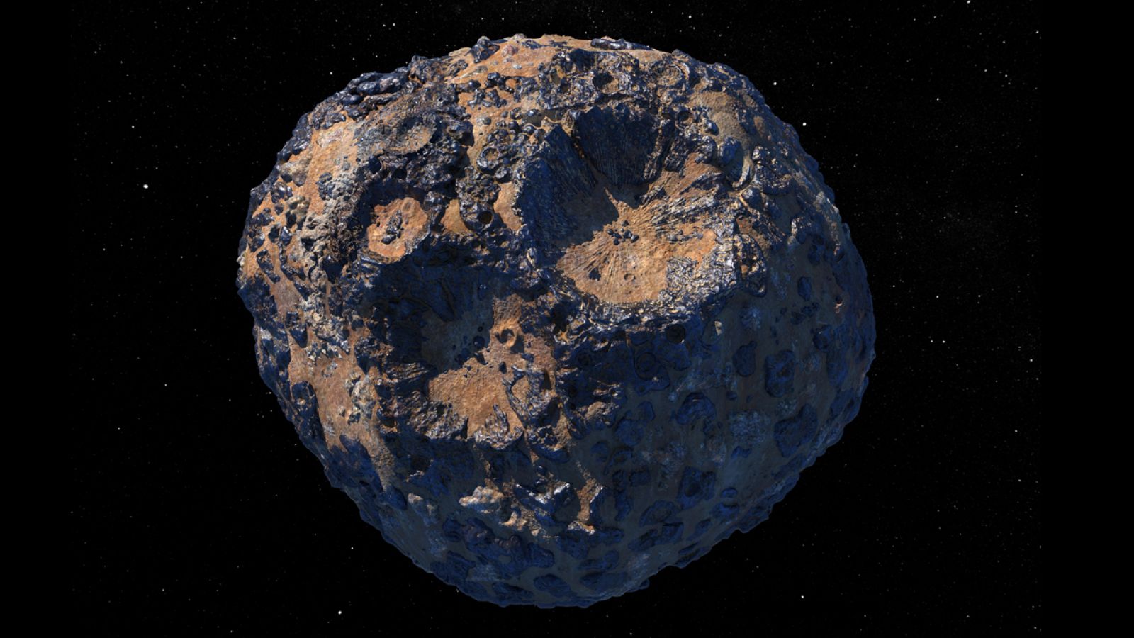 $100,000 quadrillion asteroid Psyche may be the product of metal volcanoes, study hints