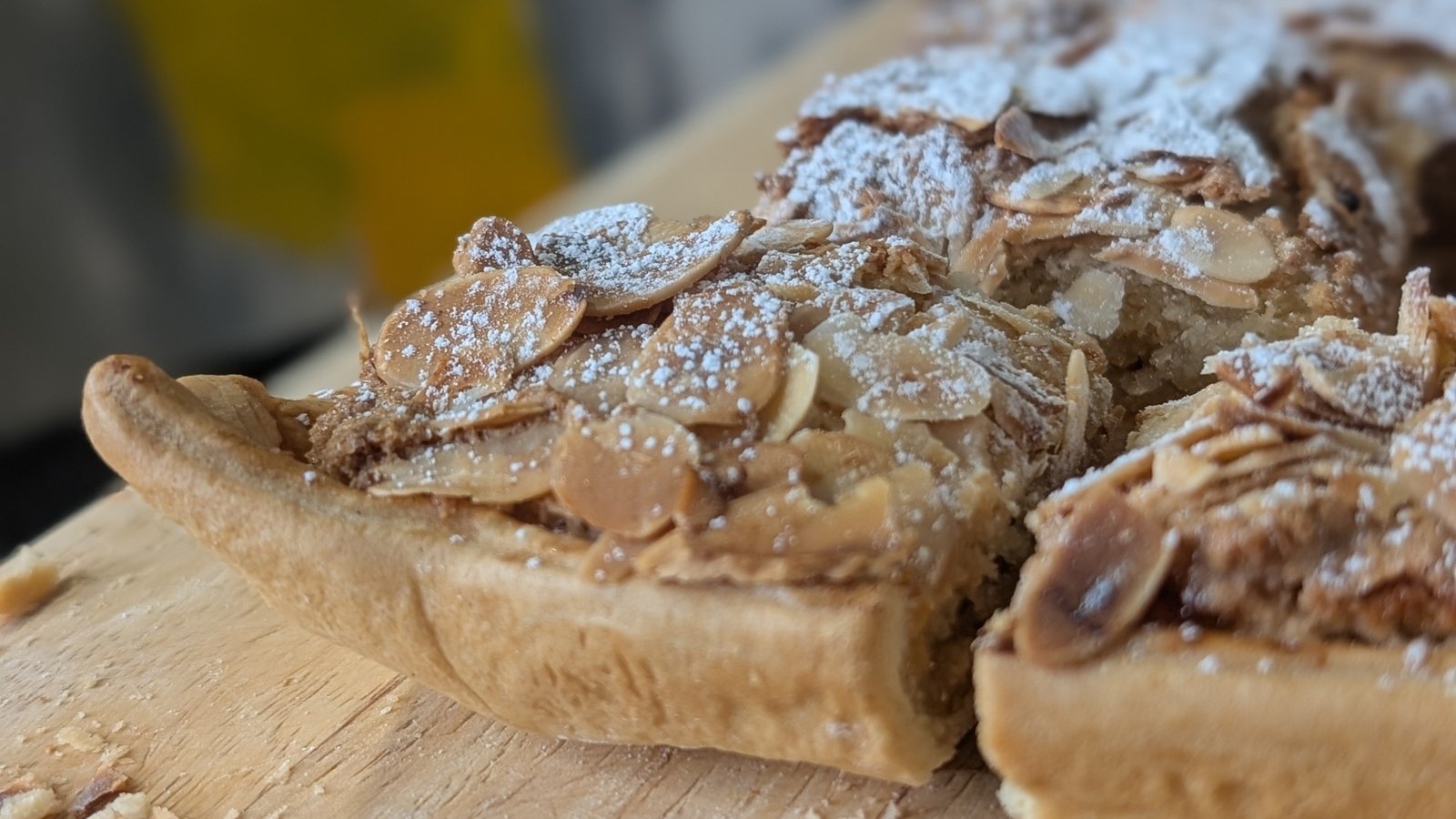 Auntie Joan's almond and apricot slices: Today