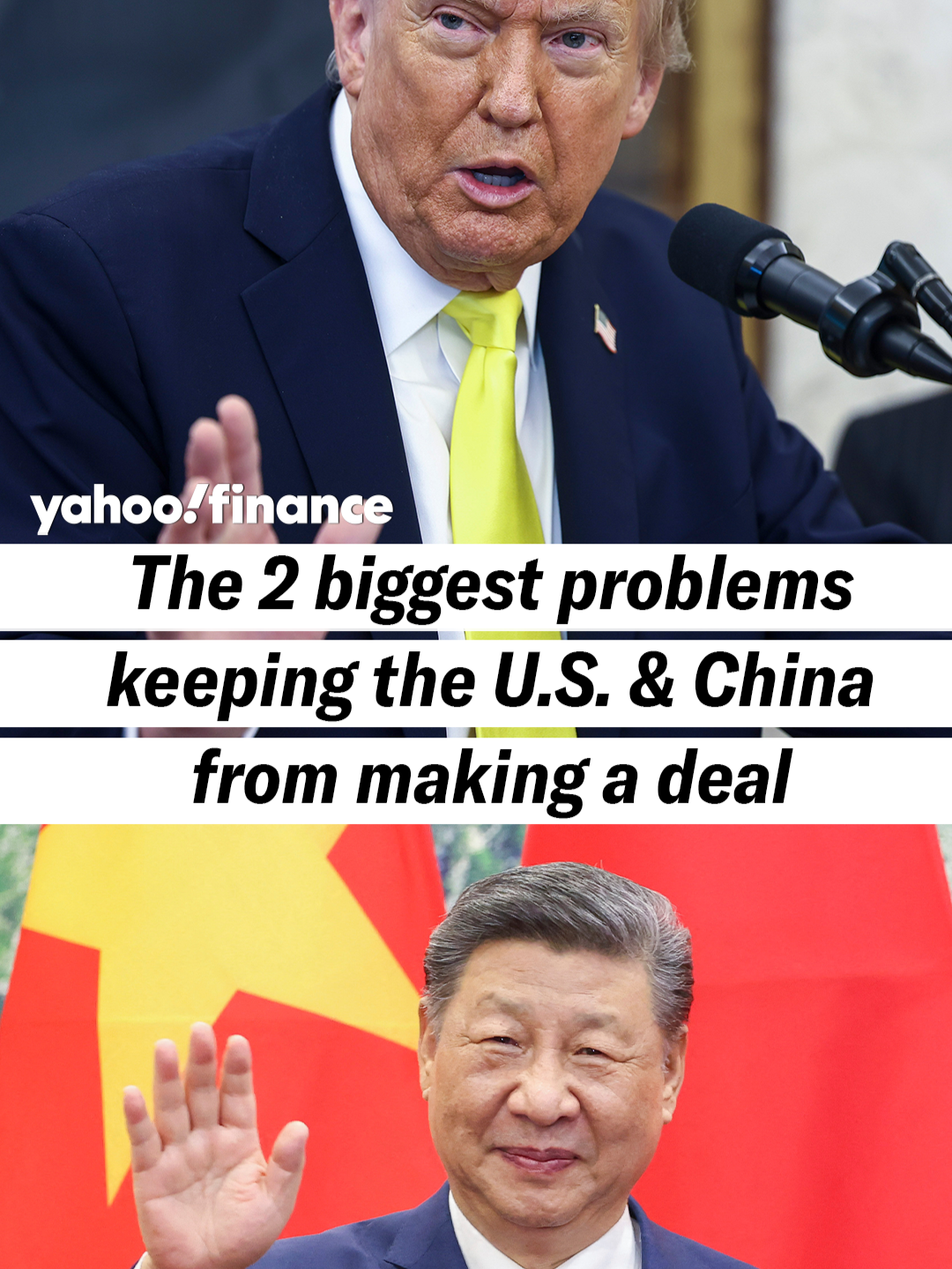 The 2️⃣ biggest problems keeping the US &amp; China from making a deal. 🇨🇳