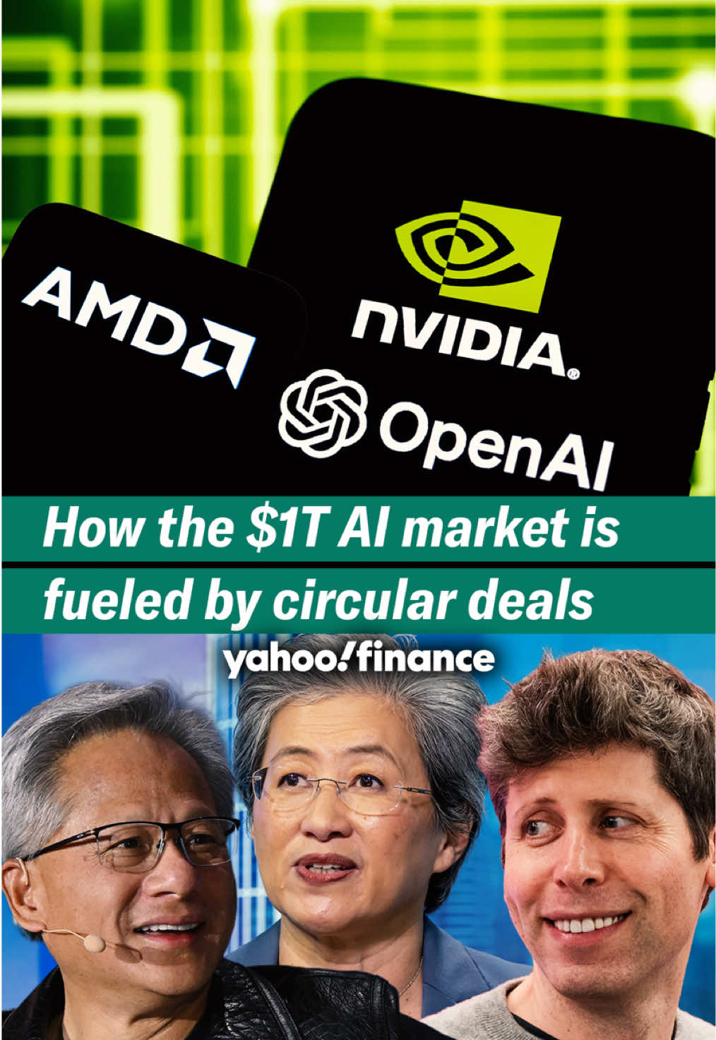 The $1T AI market is being fueled by billion-dollar deals, from Nvidia, AMD, to OpenAI @daniel.howley7 explains.