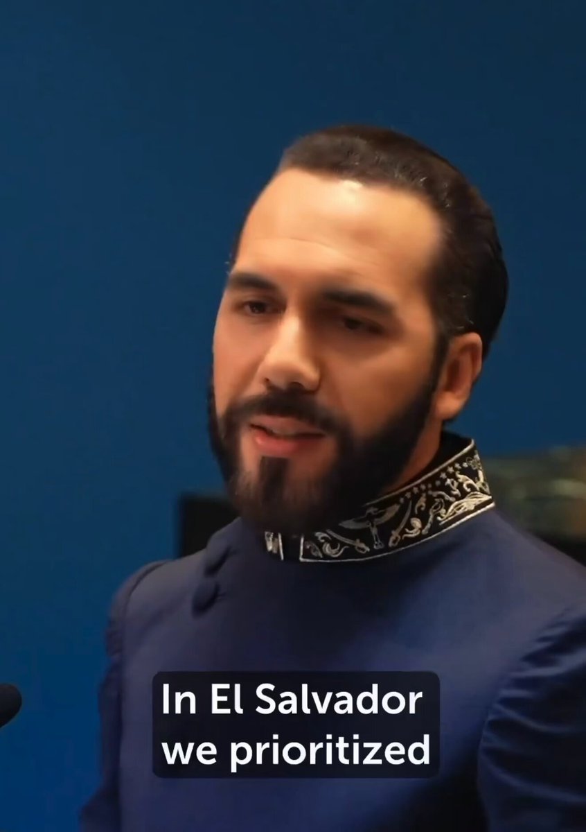 RT by @elonmusk: Never Forget when El Salvador’s President Bukele said: &quot;Some complain that we put THOUSANDS in prison. In reality, we set millions free” ABSOLUTE MIC DROP 🔥 pic.