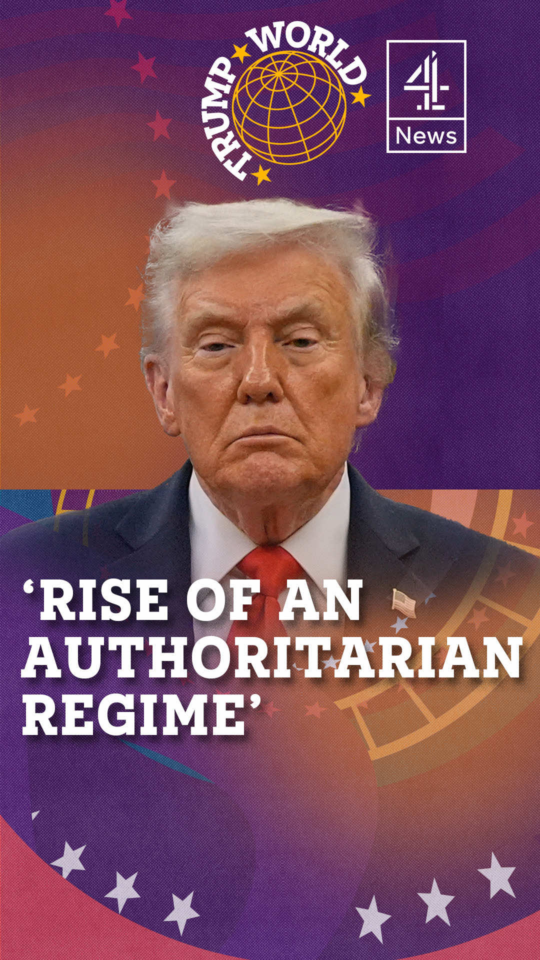 “This isn't just a guy who's a little out of control, this is a direct rise of an authoritarian regime.” Donald Trump’s erosion of democracy in America “must be resisted”, The Atlantic’s George Packer says on the latest episode of TrumpWorld. #DonaldTrump #FYP #NoKing #USA