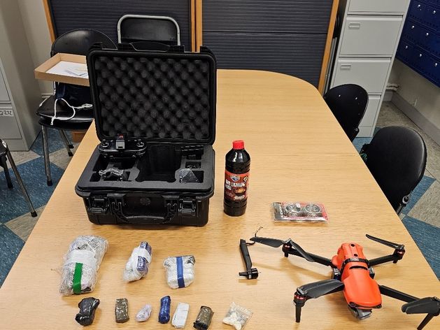 Man (50s) arrested as drugs, mobile phones and drone seized in prison contraband crack down