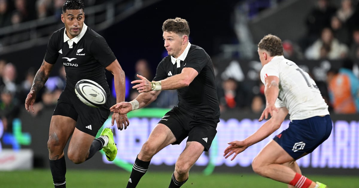 New Zealand make three changes as Beauden Barrett and Caleb Clarke return to backline