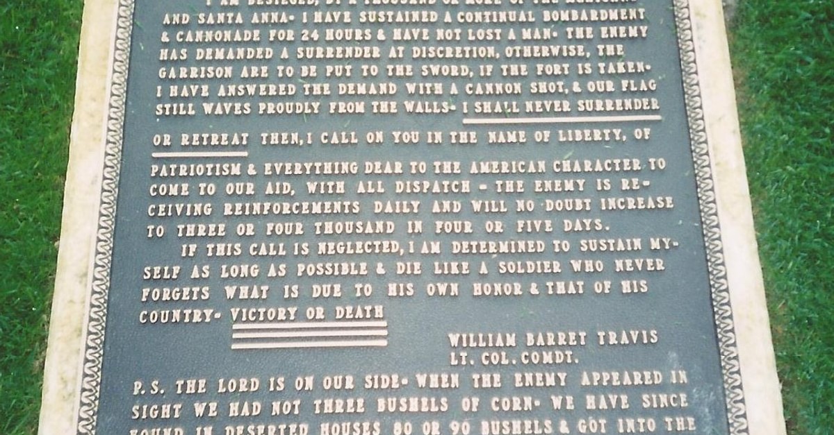 Letters of William B. Travis from the Alamo