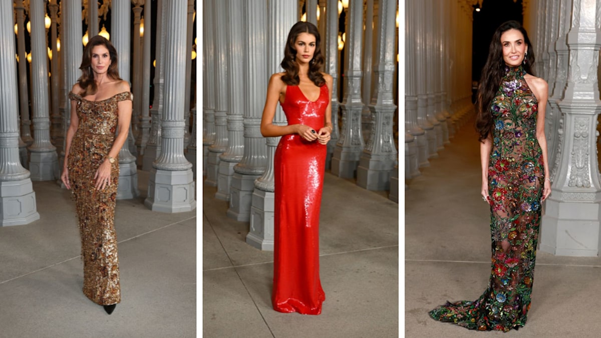 Demi Moore, Kaia Gerber and Cindy Crawford lead the best dressed at the LACMA Gala