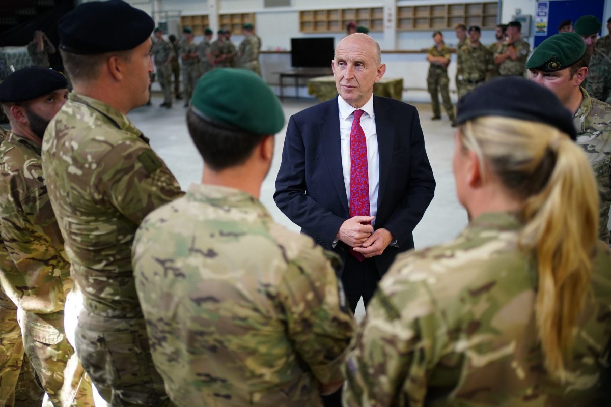 Defence secretary: there will be “consequences” from weak economic forecasts