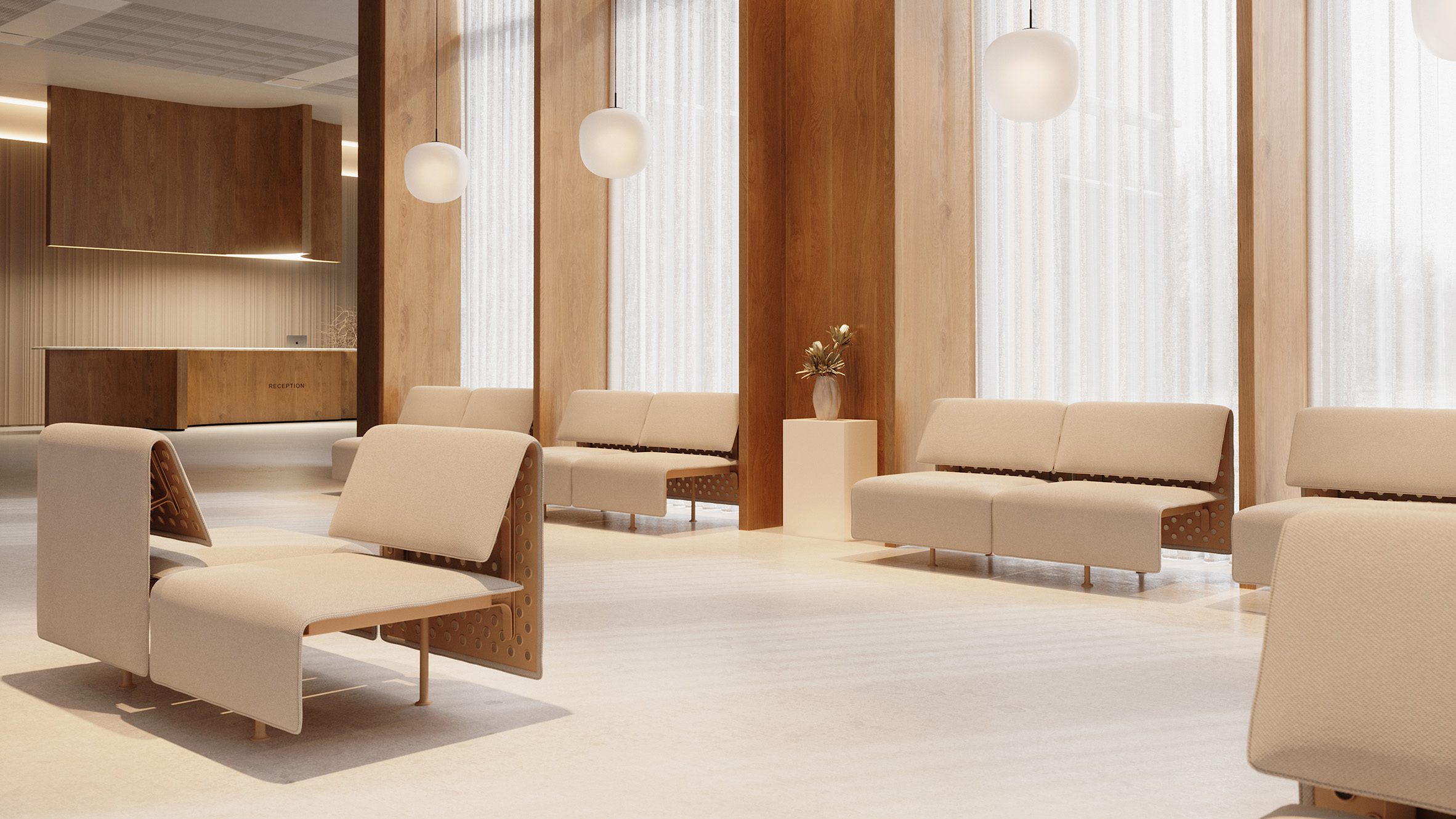Offecct Circulus modular seating system by Mario Ferrarini for Flokk