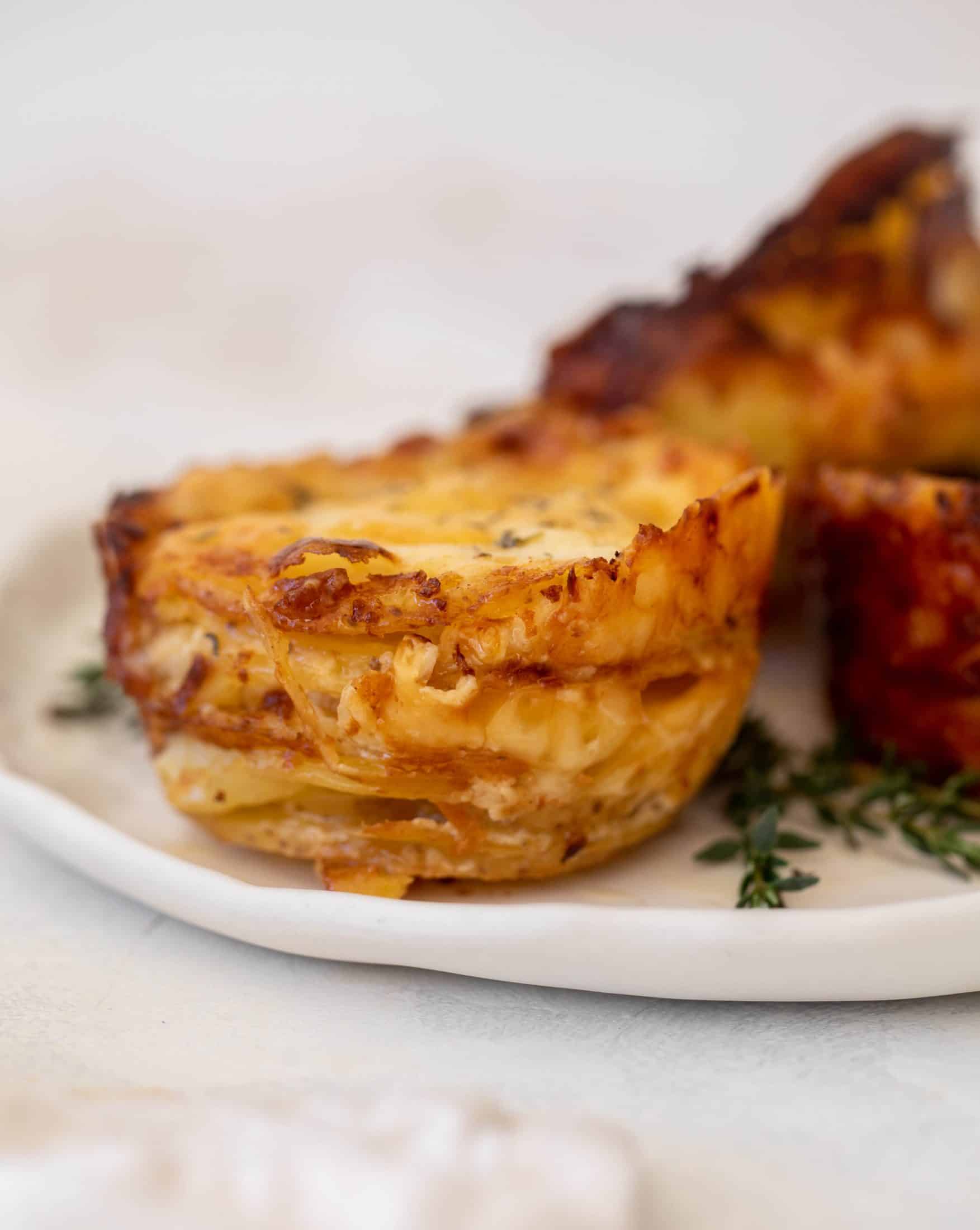 Dauphinoise Potatoes with Gruyere and Fontina.