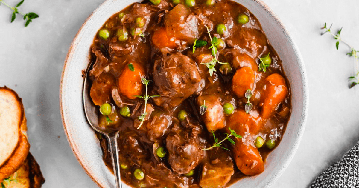 Mom’s Slow Cooker Beef Stew