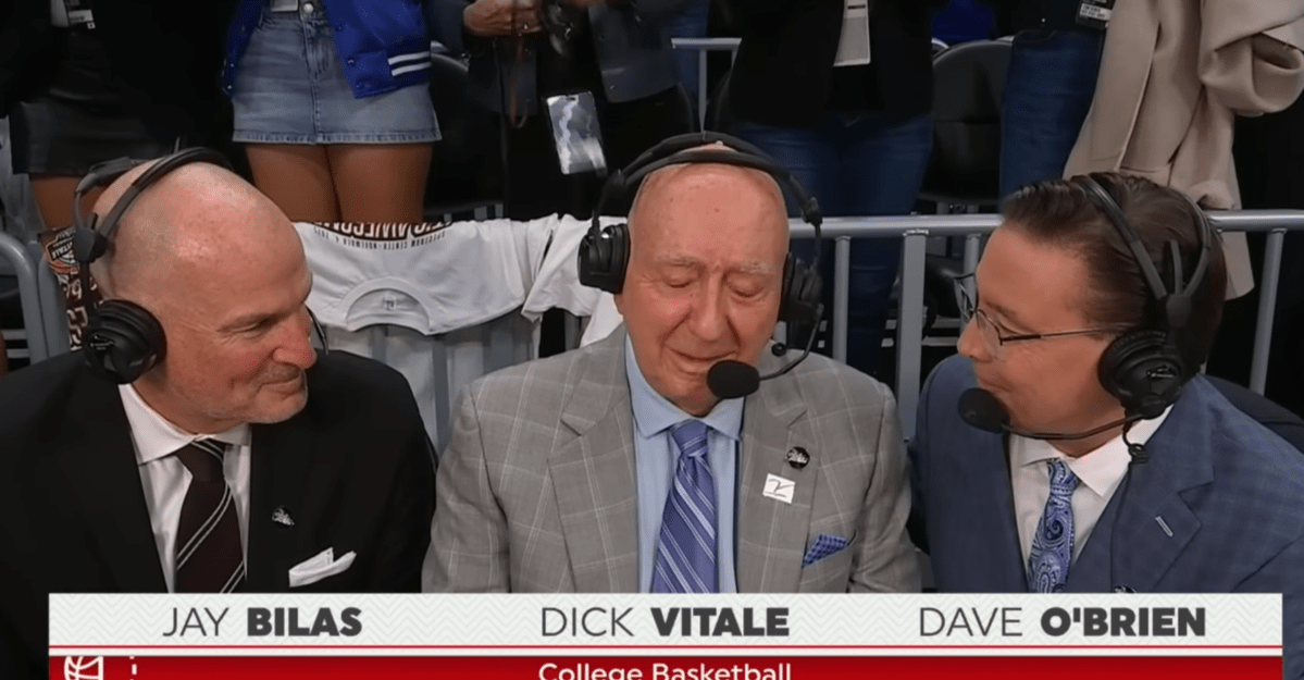 Coach K’s tribute to Dickie V was awesome, baby